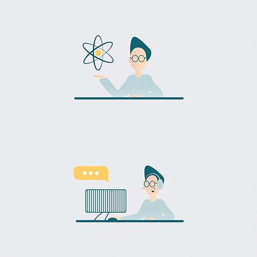 Illustrations and a promotional poster for ForemLink