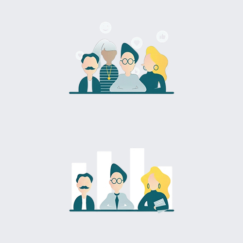 Illustrations and a promotional poster for ForemLink